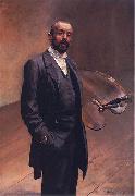 Jacek Malczewski Self-portrait with a palette oil painting artist